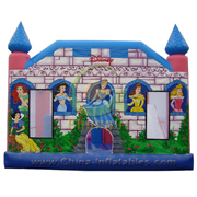 inflatable jumping castle princess